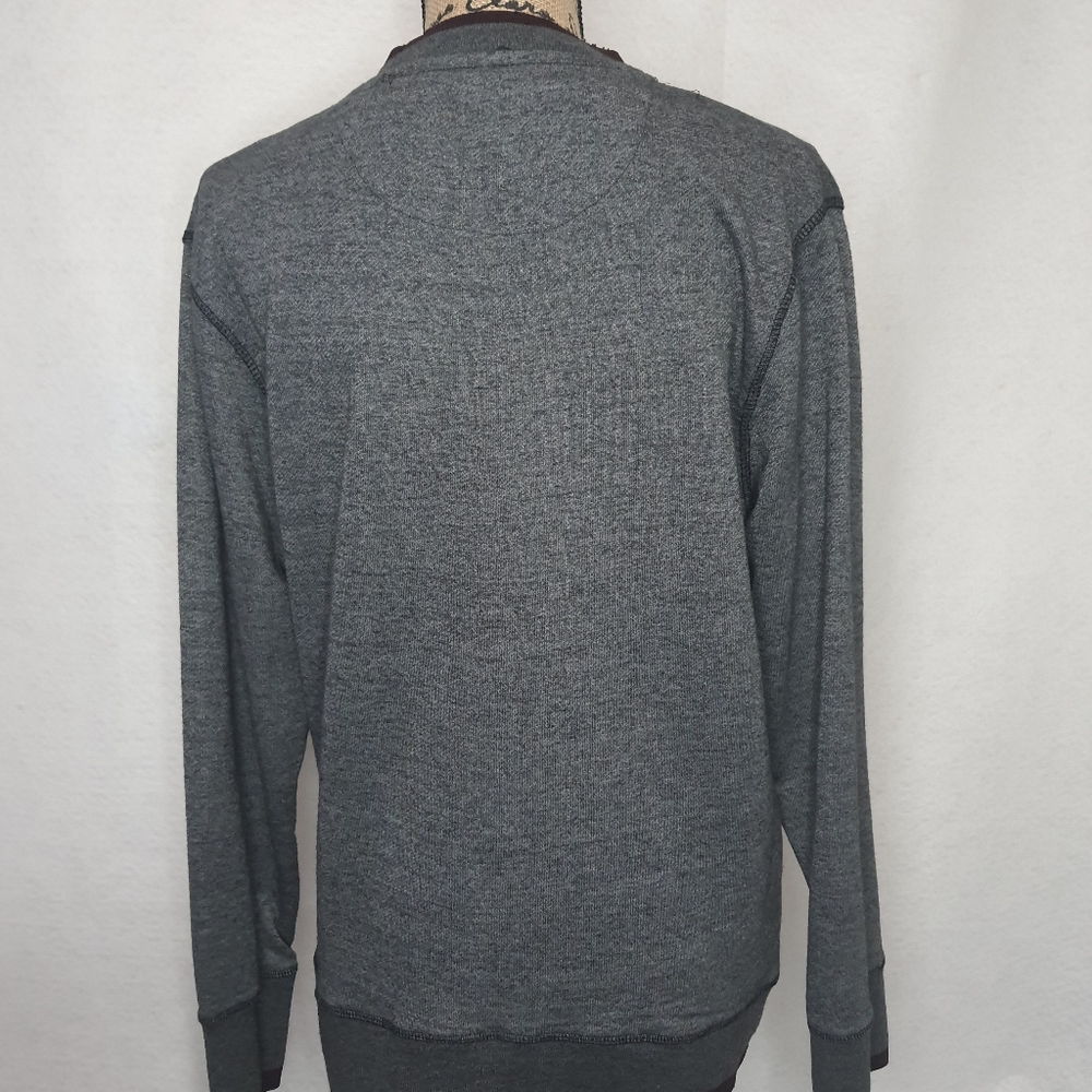 Alexander Julian XL Gray Pocket Sweater - Picture 3 of 7